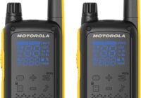 Motorola Solutions Talkabout T475 Extreme Two Way Radio Black W/yellow Rechargeable Two Pack