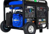Duromax Xp13000eh Dual Fuel Portable Generator 13000 Watt Gas Or Propane Powered Electric Start Home Back Up, Blue/gray