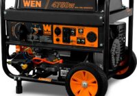 Wen Df475t Dual Fuel 120v/240v Portable Generator With Electric Start Transfer Switch Ready, 4750 Watt, Carb Compliant